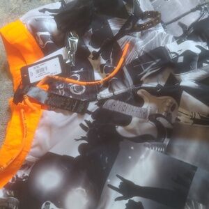 A/X Armani Exchange S-88 Boxer Beachwear Swimsuit+Armani Style Sunglasses